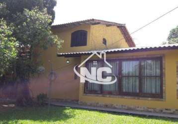 Casa com 7 quartos à venda, 490 m² por r$ 990.000 - ubatiba - maricá/rj