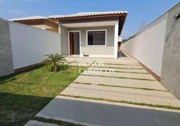 Casa com 2 quartos à venda, 82 m² por r$ 503.000 - barroco (itaipuaçu) - maricá/rj