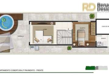 Cobertura com 3 quartos à venda na rua costa monteiro, --, sagrada família, belo horizonte, 122 m2 por r$ 818.000