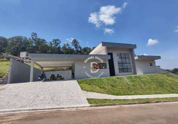 Casa com 3 dormitórios à venda, 160 m² por r$ 1.750.000,00 - condominio parque das garças i - atibaia/sp