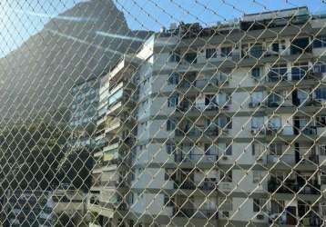 Apartamento à venda com vista para o cristo no jardim botânico, 2 quartos, suíte e varanda