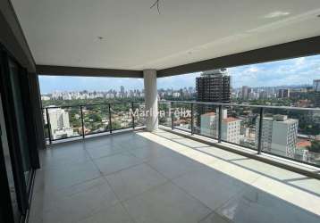 Apartamento alto padrão com  174 m²  andar alto com vista linda e livre em pinheiros - sp