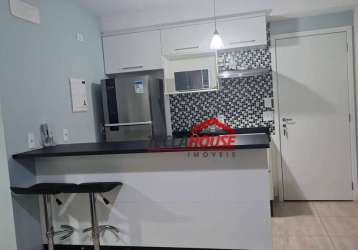 Apartamento com 1 dormitório para alugar, 38 m² por r$ 3.000,00/mês - jardim flor da montanha - guarulhos/sp