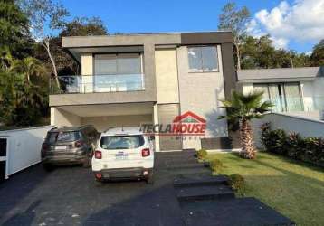 Casa com 4 dormitórios à venda, 300 m² por r$ 3.390.000,00 - jardim fazenda rincão - arujá/sp