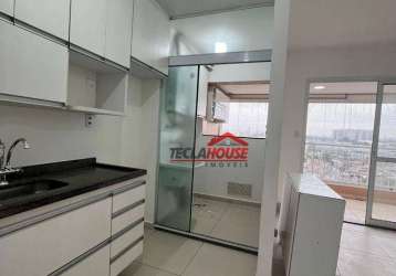 Apartamento com 2 dormitórios para alugar, 74 m² por r$ 3.345/mês - vila antonieta - guarulhos/sp