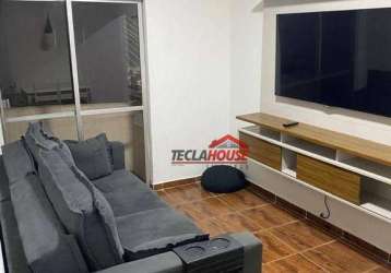 Apartamento mobiliado com 1 dormitório para alugar, 50 m² por r$ 2.200/mês - macedo - guarulhos/sp