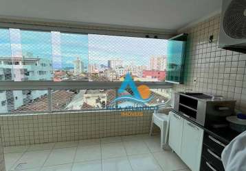 Apartamento com 2 dormitórios à venda, 77 m² por r$ 425.000,00 - aviação - praia grande/sp