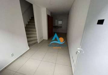 Sobrado com 2 dormitórios à venda, 54 m² por r$ 310.000,00 - boqueirão - praia grande/sp