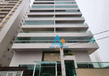 Apartamento com 2 dormitórios à venda, 84 m² por r$ 460.000 - vila guilhermina - praia grande/sp