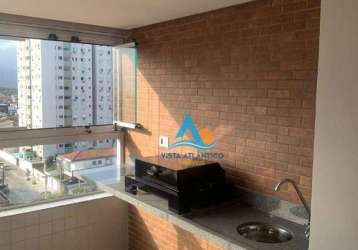 Apartamento com 1 dormitório à venda, 48 m² por r$ 370.000,00 - vila guilhermina - praia grande/sp