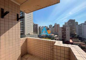 Apartamento com 1 dormitório à venda, 57 m² por r$ 280.000,00 - aviação - praia grande/sp