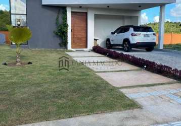 Casa à venda com 249m², 4 dormitórios, sendo 3 suítes, sala ampla, alphaville pernambuco 2, jaboatã