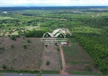 Area beira do rio jangada e rio cuiabá