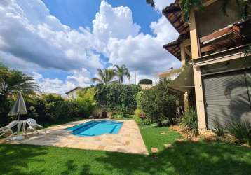 Casa em condomínio para locação em campinas, jardim botânico (sousas), 4 dormitórios, 4 suítes, 7 banheiros, 6 vagas