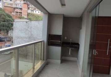 Apartamento bairro esperança, região de ipatinga, 3 qts/suite, sacada gourmet, 89 m². valor 317 mil