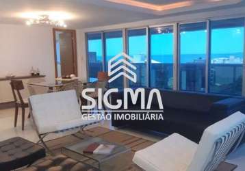 Cobertura com 4 quartos à venda na avenida guadalajara, praia campista, macaé, 370 m2 por r$ 1.800.000