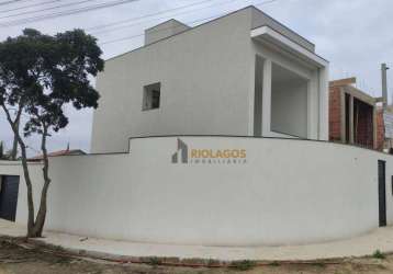 Casa com 2 dormitórios à venda, 76 m² por r$ 350.000,00 - vila do peró - cabo frio/rj