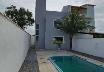 Casa com 3 dormitórios à venda, 78 m² por r$ 350.000,00 - vila do peró - cabo frio/rj