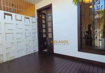 Casa com 3 dormitórios à venda, 150 m² por r$ 650.000,00 - palmeiras - cabo frio/rj