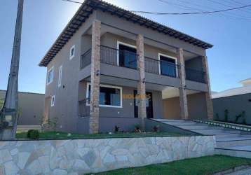 Casa com 4 dormitórios à venda, 266 m² por r$ 850.000,00 - recanto do sol - são pedro da aldeia/rj