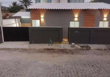 Casa com 2 dormitórios para alugar, 50 m² por r$ 1.736,00/mês - foguete - cabo frio/rj