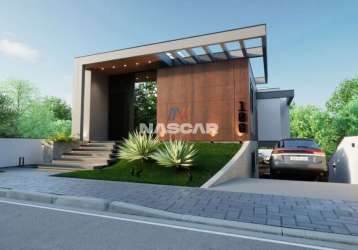 Casa alto padrão com 4 suítes e piscina no pedra branca, palhoça, 402m²