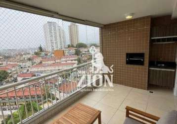 Apartamento com 3 dormitórios à venda, 93 m² por r$ 799.000,00 - lauzane paulista - são paulo/sp