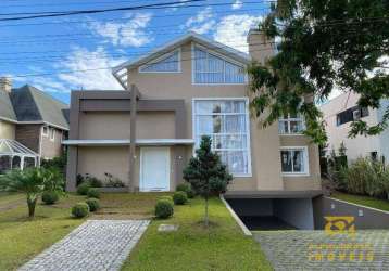 Casa com 4 dormitórios, 610 m² - venda por r$ 4.200.000,00 ou aluguel por r$ 19.800,00/mês - alphaville graciosa - pinhais/pr