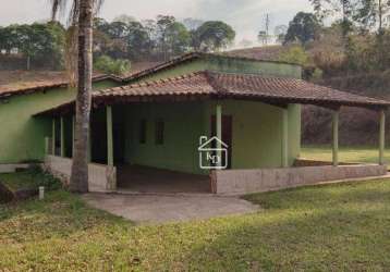 Chácara com 3 dormitórios à venda, 21500 m² por r$ 470.000,00 - fernandes - pouso alegre/mg