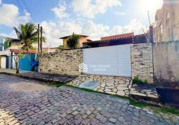 Casa com 3 dormitórios à venda, 110 m², - nova parnamirim - parnamirim/rn