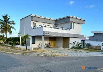 Linda casa no terras alphaville 2 com 4 dormitórios para alugar, 270 m² por r$ 6.200/mês - alphaville - barra dos coqueiros/sergipe