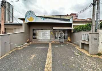 Casa comercial à venda na rua doutor cândido ferreira de camargo, 50, cambuí, campinas, 167 m2 por r$ 990.000