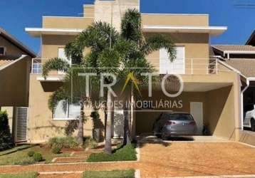 Casa em condomínio fechado com 4 quartos à venda na rua dos manacás, 100, residencial manacás, paulínia, 255 m2 por r$ 1.578.000