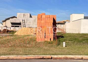 Terreno em condomínio fechado à venda na avenida antonio baptista piva, 177, vila monte alegre, paulínia por r$ 290.000