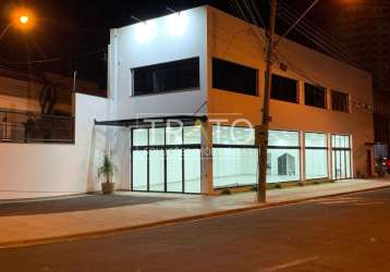 Sala comercial para alugar na rua carolina florence, 785, vila nova, campinas, 400 m2 por r$ 18.000