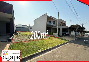 Lote plano - oportunidade - residencial ágape