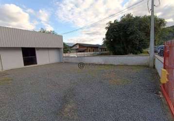 Galpão para alugar, 200 m² por r$ 3.000,00/mês - itoupava central - blumenau/sc