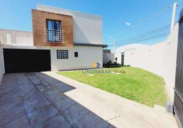 Sobrado com 3 dormitórios, 90 m² - venda por r$ 420.000,00 ou aluguel por r$ 2.546,00/mês - campo pequeno - colombo/pr