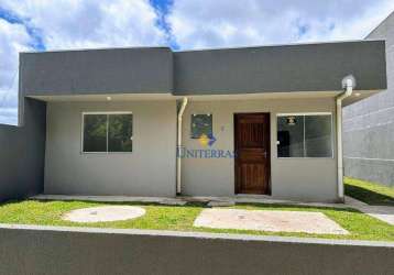 Casa com 3 dormitórios à venda, 50 m² por r$ 295.000,00 - parque do embu - colombo/pr