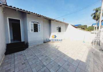 Casa com 3 dormitórios à venda, 90 m² por r$ 270.000,00 - campo pequeno - colombo/pr