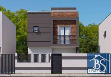 Sobrado com 3 dormitórios à venda, 80 m² por r$ 469.900,00 - guaraituba - colombo/pr