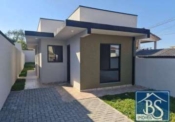 Casa com 3 dormitórios à venda, 60 m² por r$ 365.000,00 - guarani - colombo/pr