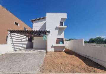 Casa duplex em condominio à venda com 4 suítes, conforto e segurança , lazer e tranquilidade, nova