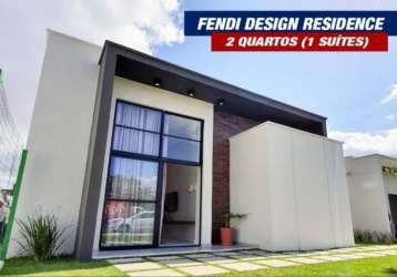 Vendo casa 2/4 sendo uma suíte no condomínio fendi