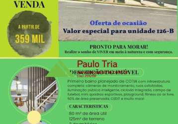 Casa para venda em vargem grande paulista, caucaia, 3 dormitórios, 2 banheiros, 2 vagas