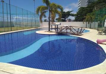 Apartamento com 3 quartos suíte à beira mar do janga com lazer completo