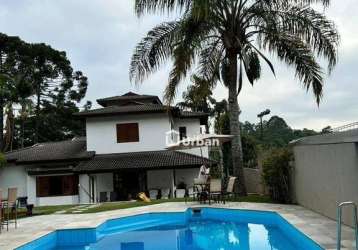 Casa com 6 dormitórios, 725 m² - venda por r$ 3.000.000,00 ou aluguel por r$ 13.499,00/mês - granja viana ii - cotia/sp