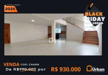 Casa com 3 dormitórios, 300 m² - venda por r$ 930.000,00 ou aluguel por r$ 6.500,00/mês - vargem grande paulista - vargem grande paulista/sp