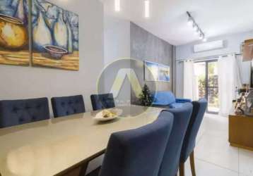 Apartamento garden à venda, condomínio fontano residencial, jacarepaguá, rio de janeiro, rj