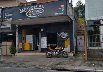 Salão comercial com casa nos fundos no centro de terra preta